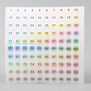 批发便宜的定制印刷圆形小小号不干胶乙烯基纸标签不干胶 - Product Image 5