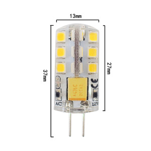 Ce Rohs調光可能G9 3W LEDライトシリコンG9/G4ランプソケットアダプター110V/230V SMD LED調光可能G9 3W LED電球付き - Product Image 3