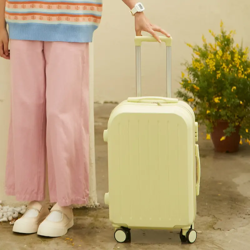 Новый высококачественный 20-дюймовый чемодан для девочек и студентов, небольшой легкий чемодан на колесиках, Мужской Дорожный Чехол с паролем