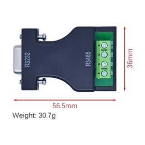 RS-232 RS232至RS-485 RS485接口串行适配器转换器新 ..