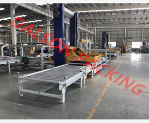 Paletizador de cajas de cartón de capa completa, apilador automático con transportador de paletas, máquina paletizadora de transportadores de paletas - Product Image 4