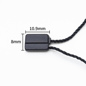 Fabricantes al por mayor Diseño personalizado Snap Hangtag String Plastic Polyester Seal Tag Hang Tag String - Product Image 4