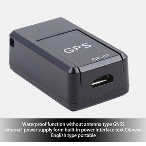 Gf07 Mini <span class=keywords><strong>GPS</strong></span> takip cihazı gerçek zamanlı araba manyetik anti-kayıp cihaz bulucu TF kart araç bulucu Android App için GSM/GPRS SD kart - Product Image 3