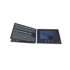 Custom <strong>LCD</strong> <strong>Display</strong> Video Brochure Card 7 Inch A5 Video Advertising Business Card <strong>With</strong> Large Capacity <strong>Memory</strong> - Product Image 4