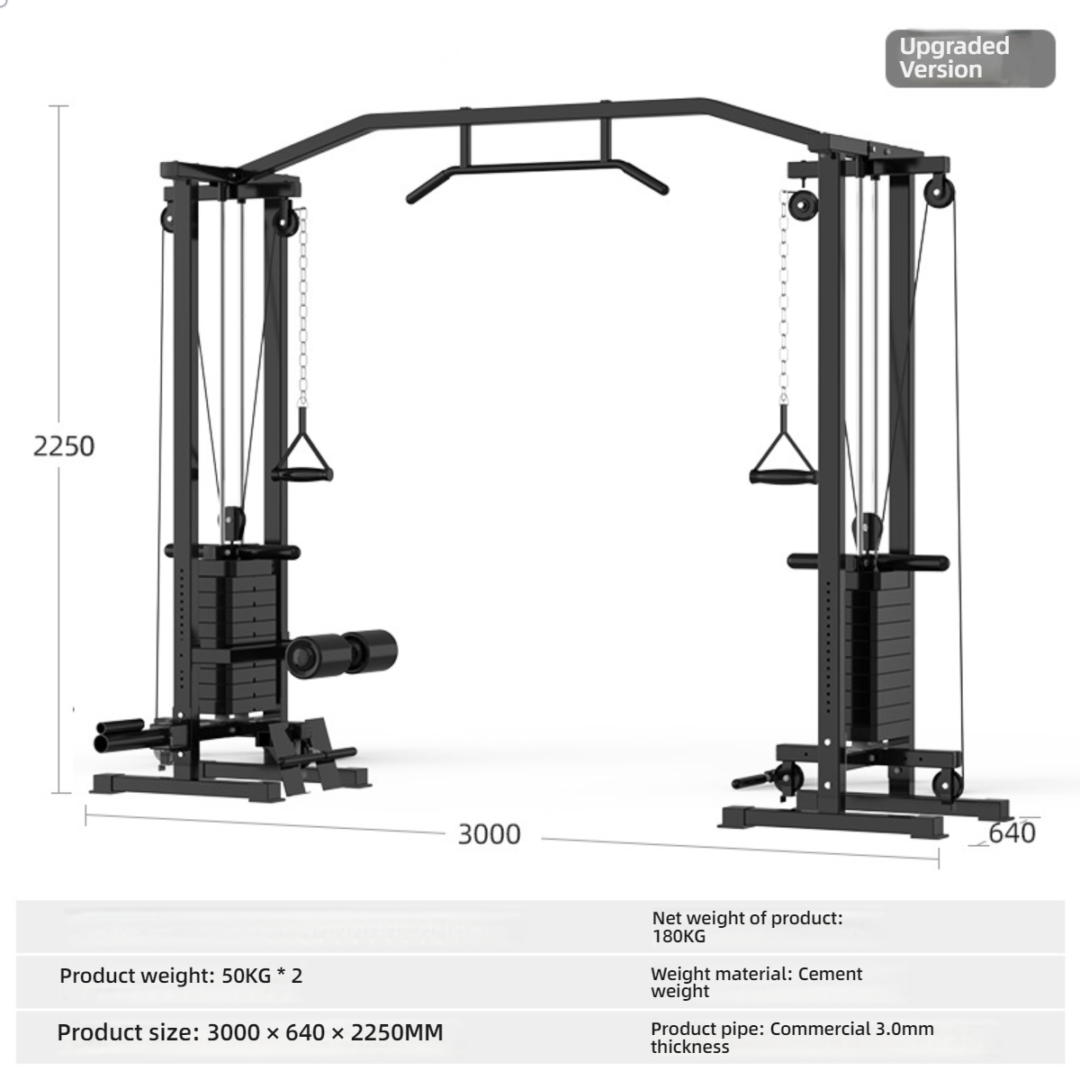 Plato de Equilibrio Big Bird Mejorado / 100KG + Set de Accesorios