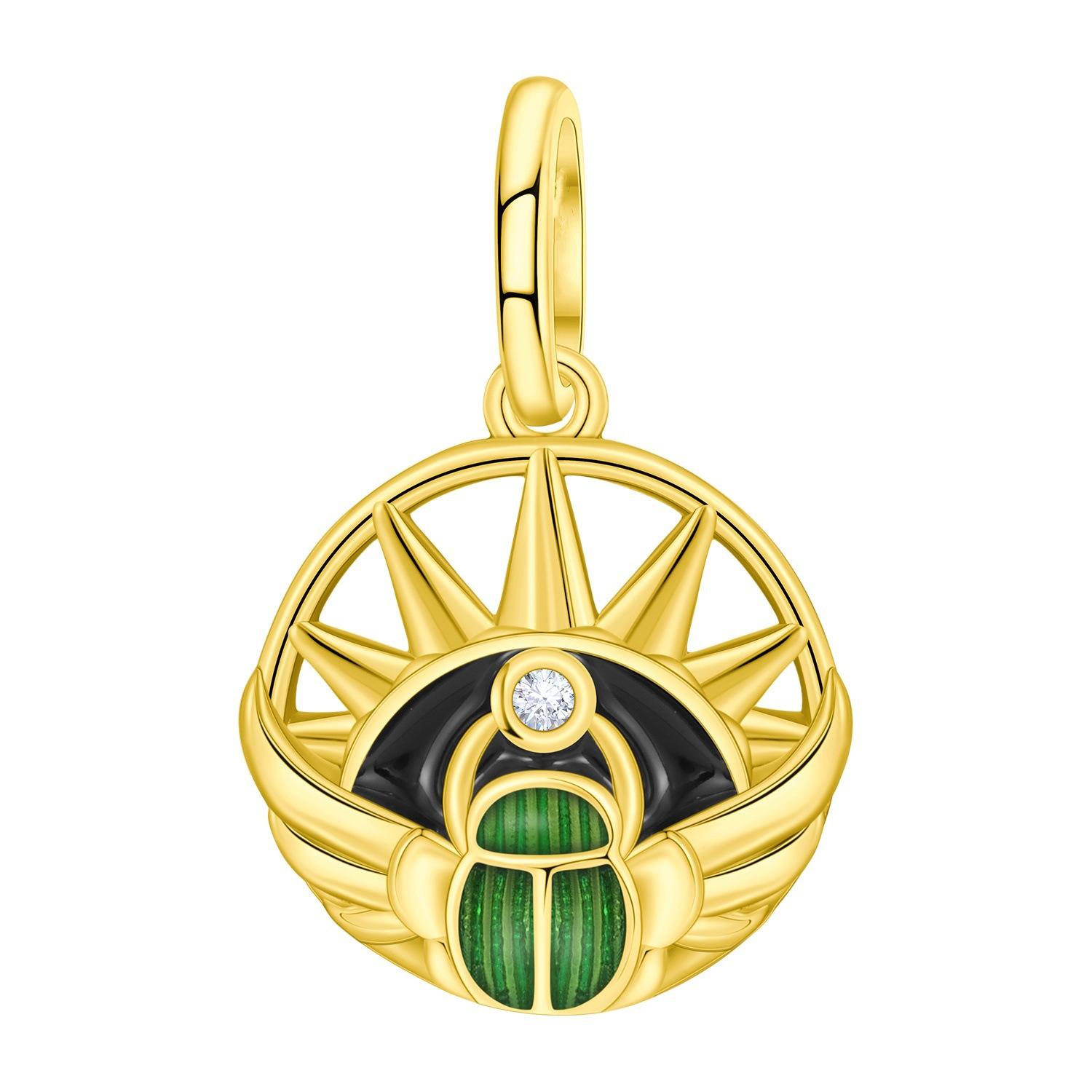 pendentif scarabée Otc1135-sun en argent