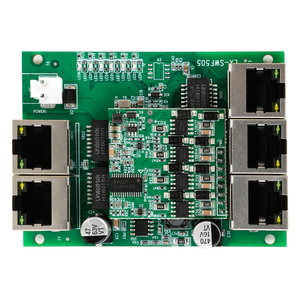 Di alta qualità 5 porte POE intestazione opzionale 10/100Mbps Ethernet interruttore di rete Pcb scheda del modulo Pcba scheda - Product Image 6