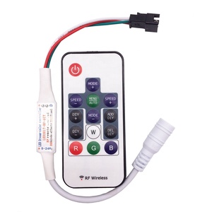 Controller per strisce Led WS2812B WS2811 SK6812 Controller Led RGB 14 tasti telecomando LED Wireless RF 5V 12V - Product Image 2