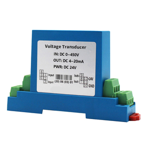Sensor de corriente Hall AC 1A 2A 10A Transmisor 4-20mA 0-10V Salida Ampere Transductor Transformador de corriente