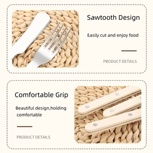 2023新设计创意加厚不锈钢刀叉勺餐具套装 - Product Image 3