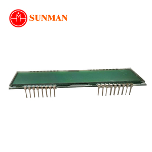 Custom VA/TN/HTN/STN/FSTN 7 segmento Display Lcd nome del prodotto e Transflective, segmento polarizzatore riflettente