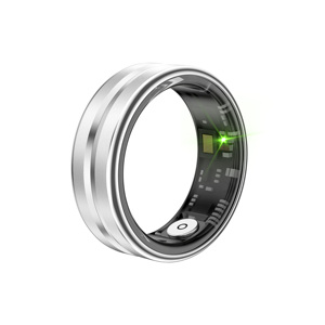 2025 High Quality SR03 Water Proof NFC Smart Ring Stainless Steel Heart Rate Monitor with Blood Oxygen Sleep <strong>Detection</strong> <strong>Function</strong> - Product Image 2