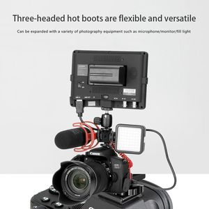 ฐานเสียบบูตแบบร้อนสามหัว1/4นิ้วสำหรับกล้อง DSLR - Product Image 4