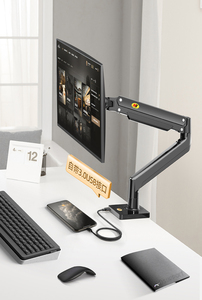 NB G40 gaz bahar kol 22-40 inç ekran masaüstü monitör tutucu 360 döndür 2-15kgs monitör montaj kolu USB 3.0 bağlantı noktası - Product Image 6