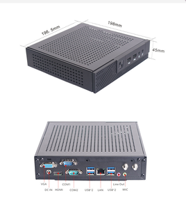 Precio de fábrica Mini computadora de escritorio 12th con interfaz RS232COM Computadora de Educación de control industrial integrada - Product Image 6