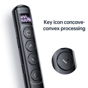 Conpresentatore senza fili pagina Laser rosso tornitura del Volume di controllo PPT presentazione USB 2.4GHz puntatore del Mouse telecomando - Product Image 4