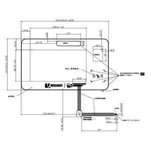 用于液晶显示器触摸的7英寸工业触摸屏I2C接口电容式触摸屏 - Product Image 4