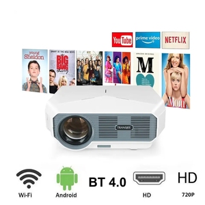 A4300 1080P Android Mini proyector mediano 1080P Wifi proyector con altavoz incorporado proyector para el hogar - Product Image 3