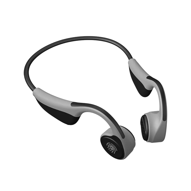 Mikrofon BT5.3 konduksi tulang renang, earphone dengan IPX8 tahan air Headset telinga terbuka Headphone konduksi tulang