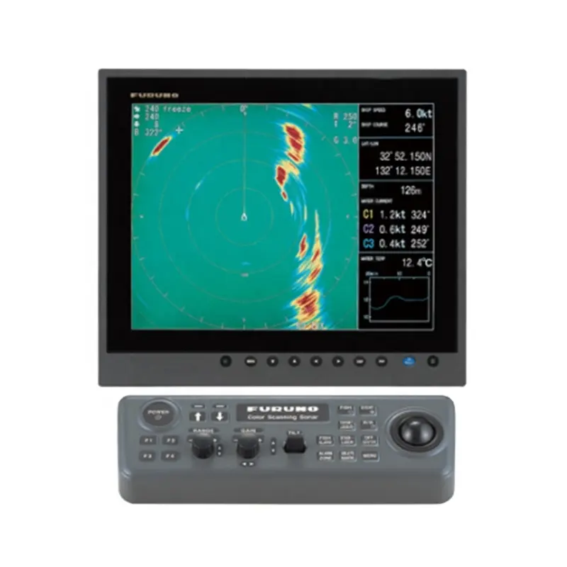 Морская Электроника морской навигации связи CSH5L-MK2 Furuno fish finder 68 кГц 15 ''ЖК дисплей полный круг сканирующий сонар
