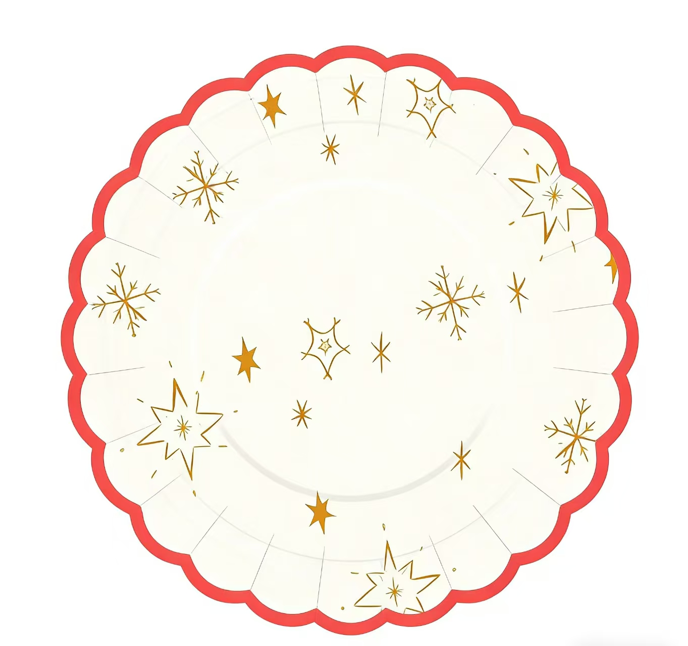 ASSIETTE RONDE 7 POUCES * 8 PIÈCES