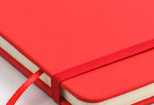 Venta al por mayor personalizado A5 PU cuero diario cuaderno correa elástica cuaderno de notas con logotipo de marca impresa cubierta de papel Bloc de notas - Product Image 3