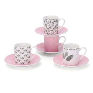 礼品盒包装 4 件套咖啡杯碟套装浓咖啡杯 - Product Image 4