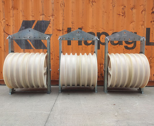 Factory 822 Series Large Diameter Nylon/Steel Sheave <strong>Stringing</strong> Pulley <strong>Blocks</strong> Timing <strong>Single</strong>/Three/Five/Seven-Wheel Pulley OEM - Product Image 3