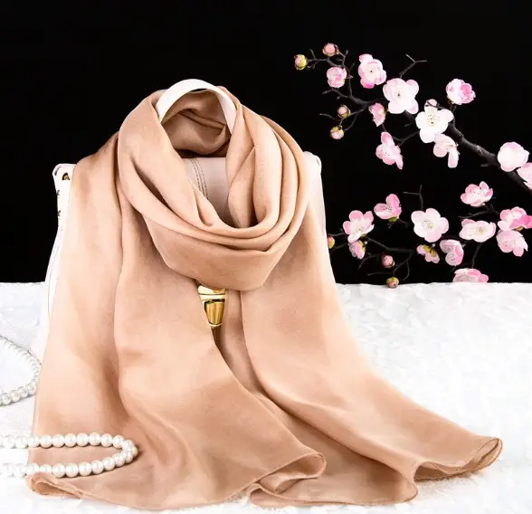 Bufanda larga suave de chifón para mujer, hijab musulmán, de color liso, barato, gran oferta