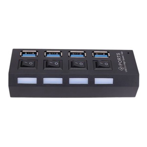 4端口USB 3.0充电集线器独立电源开关5gbps分路器扩展多功能USB 30集线器30独立库存 - Product Image 6