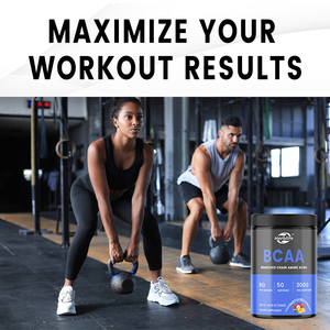 Private Label OEM BCAA polvere di aminoacidi Pre allenamento in polvere per il recupero muscolare crescita magra e la resistenza integratori - Product Image 3