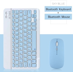 Clavier Et <strong>Souris</strong> Sans Fil 78 Keys Mini Wireless Mouse Keyboard Combo Rechargeable Keyboard and Mouse for <strong>Mac</strong> Laptop - Product Image 1