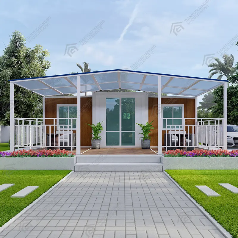 2 Bedroom Portable Modular House Prefabric house modular home 20ft 40ft Expandable mobile Folding House