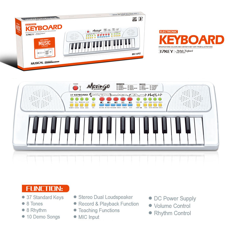 37-key white English version (with microphone)