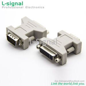 Adaptador VGA15 D Sub de 15 pines macho a DVI24 + 5 hembra para ordenador - Product Image 3