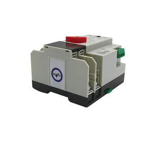Conmutación de transferencia automática ATS de riel eléctrico 2P, interruptor 125A de conversión de potencia dual personalizado