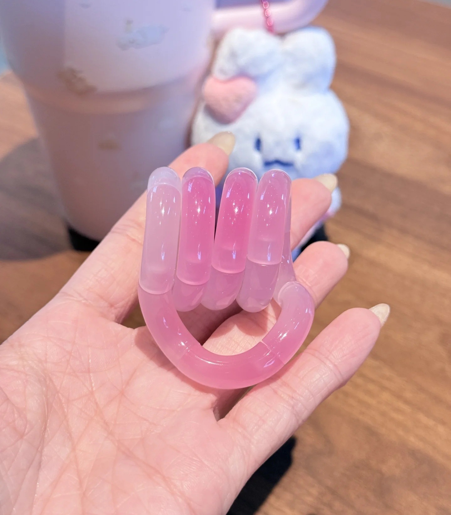 Temperature-sensitive pink quartz-bagged-pink to white