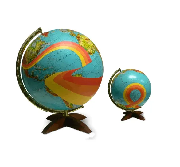 Globe Carte du monde avec support Design unique Utilisation de dessus de table Globe pour le bureau et Tab Utilisation Cadeaux décoratifs Article Top Tendance