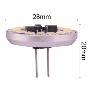 3000K/4000K/6000K DC10-30V LED G4電球バックピンLED小型電球G4調光可能 - Product Image 6