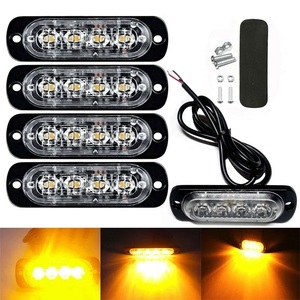 ไฟสัญญาณเตือนสำหรับรถเทรลเลอร์รถไฟ4LED ไฟ LED ไฟเตือนกระพริบด้านข้างสำหรับรถบรรทุก12-24V - Product Image 3