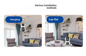 T22 Wifiミニカメラ360度ワイヤレスリモートモニタリングナイトビジョン & 音声機能屋内用 - Product Image 4