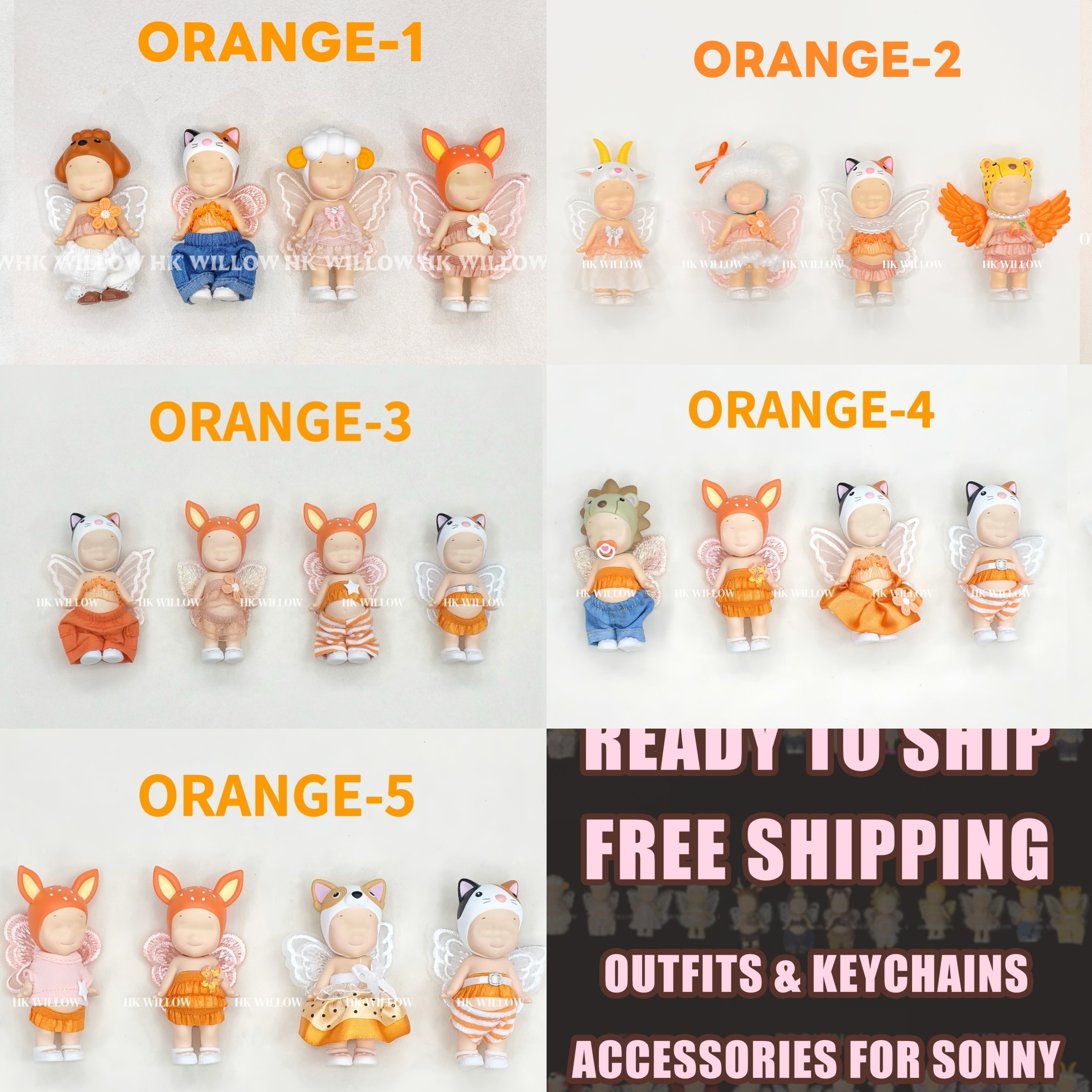 Orange/4 sets