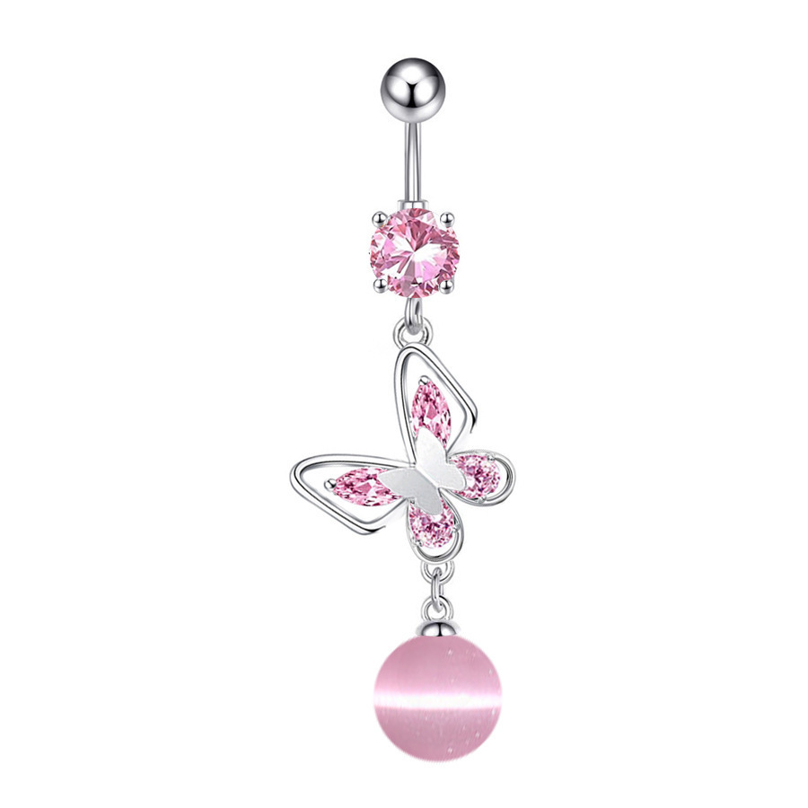 Ojo de gato mariposa rosa
