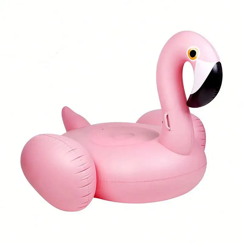 Flamingo Besar Lucu Merah Muda Tiup Kolam Renang Naik Mengapung untuk Orang Dewasa
