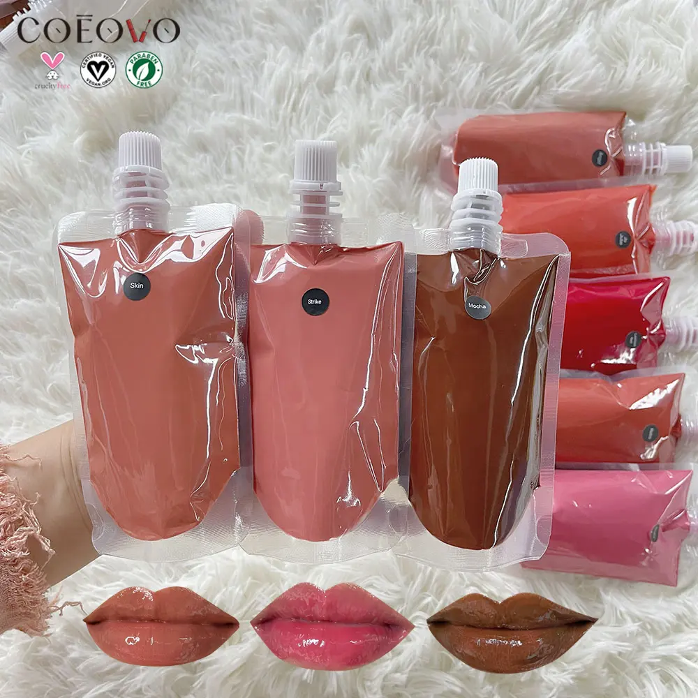 Oem Private Label Lipgloss Cosmetica Leverancier Lipgloss Basis Veganistische Lipgloss Base Bulk Lipgloss Basis