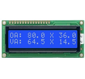1602 Lcd Rohs módulo pantalla Lcd 16 Pin 8bit paralelo 5,0 v Módulo de pantalla Lcd pantalla azul con luz de fondo Lcd1602 16x2 puntos - Product Image 1