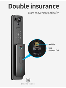 TUYAスマートライフ3DフェイスICロック解除電子キースマートドアロックセキュリティ3Dフェイスインテリジェント指紋パスワード - Product Image 6