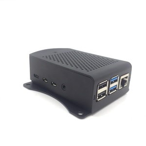 La más vendida Raspberry Pi 4 Modelo B Caja de aluminio Caja Cubierta de carcasa Carcasa para Raspberry Pi 4 carcasa de aluminio - Product Image 1