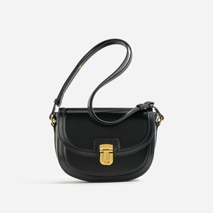 Leather Senior Sense Saddle <strong>Bag</strong> Crossbody <strong>Bag</strong> Korean <strong>Drama</strong> the Same Half Moon <strong>Bag</strong> Woman
