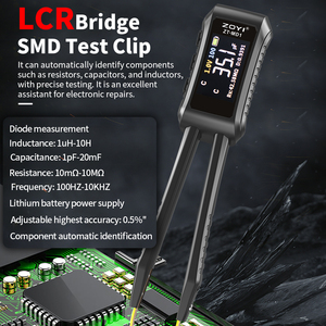 ZT-MD1 Smart Mini pinset, alat pengukur kapasitansi jembatan LCR SMD ESR - Product Image 6